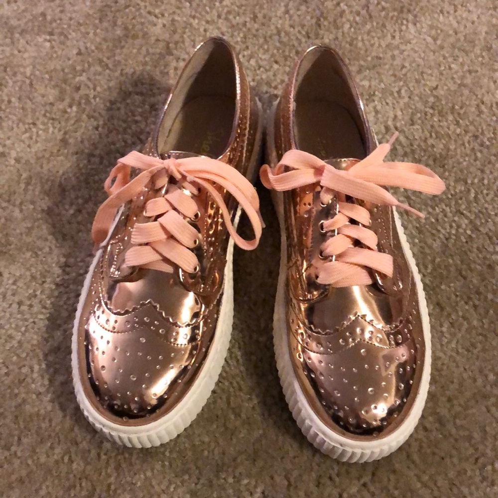 Rose Gold Oxfords